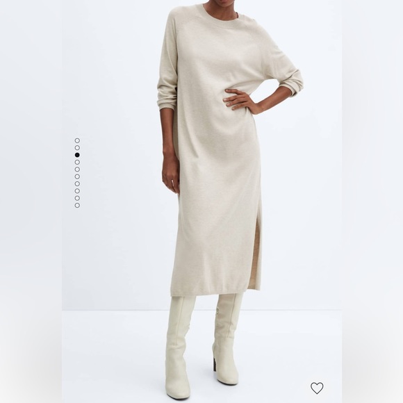 Mango - Sweater Knit Dress - Picture 1 of 8
